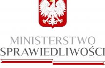 Logotyp Ministerstwa Sprawiedliwosci 2018 r