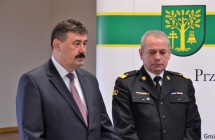 Przekazanie sprzetu dla osp malanow  